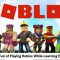 Playing Roblox